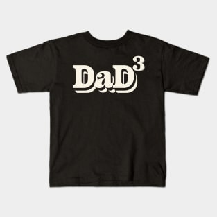 Dad of 3 kids a wonderful dad for the third time gift Kids T-Shirt